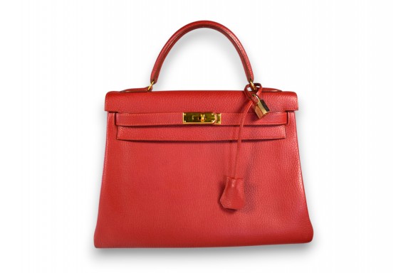 Borsa Hermès Kelly Rouge...
